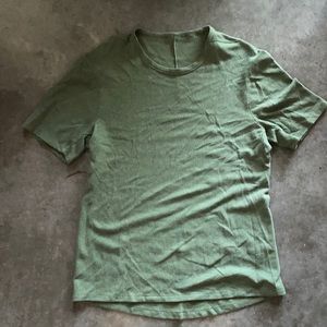 LuluLemon Green Mens  breathable/ waffleT-Shirt